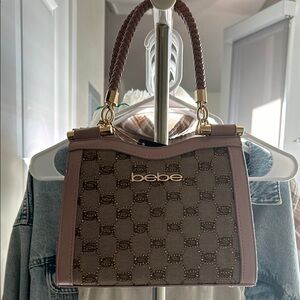 Bebe Brown and Tan Handbag